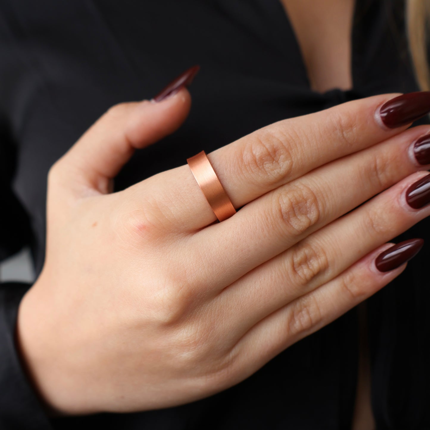 Aurora Essence Ring | טבעת נחושת מגנטית