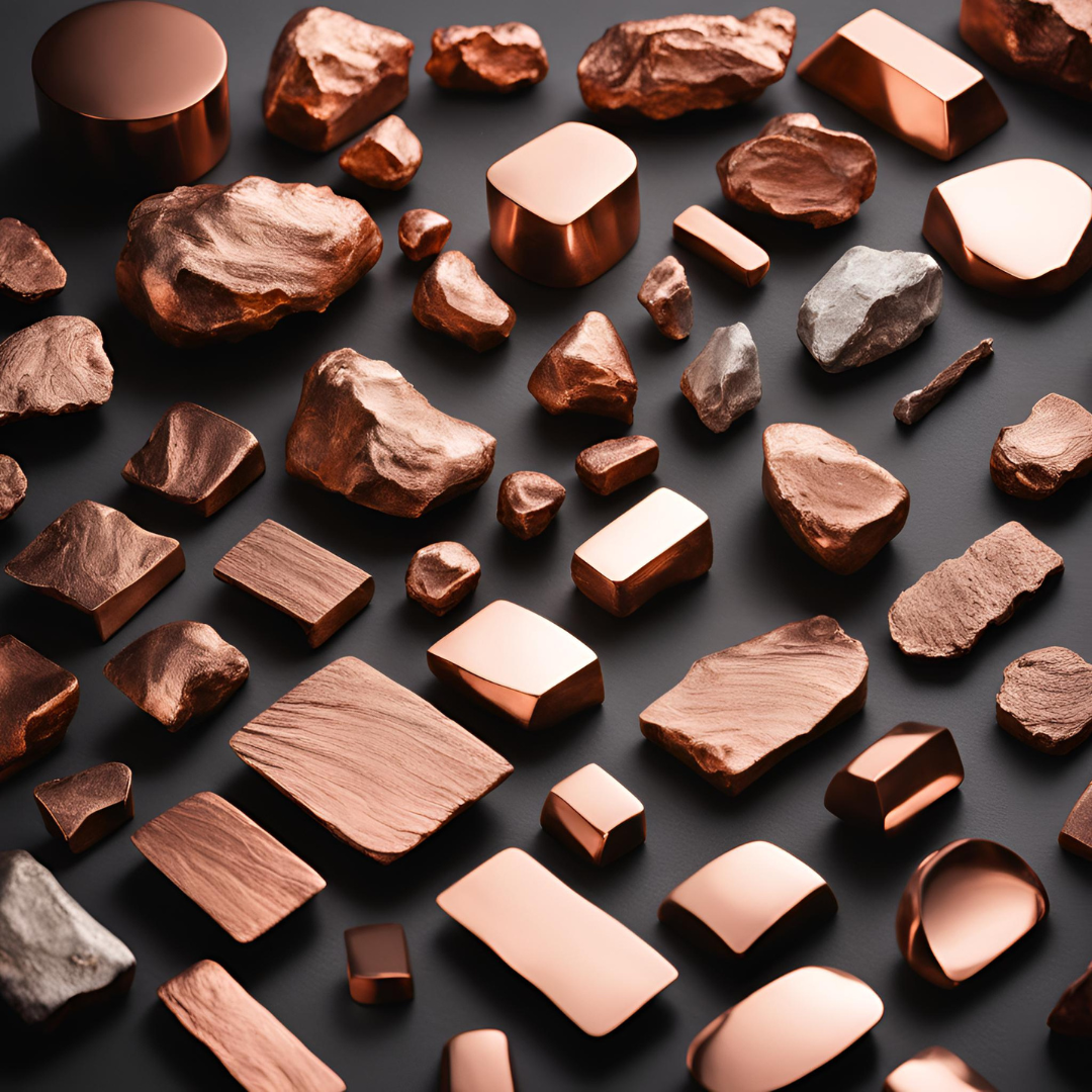 מטילי נחושת גולמיים