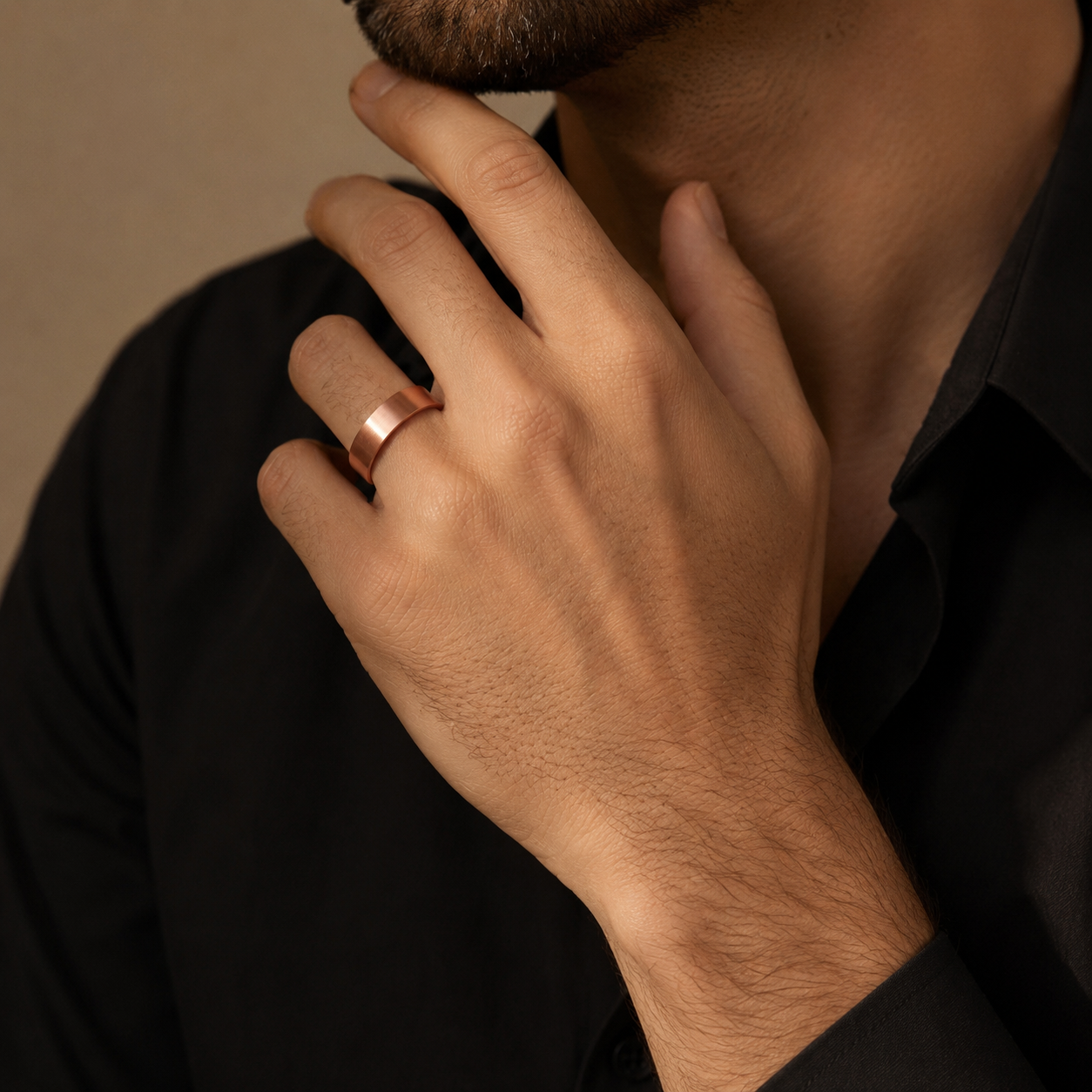 Aurora Essence Ring | טבעת נחושת מגנטית