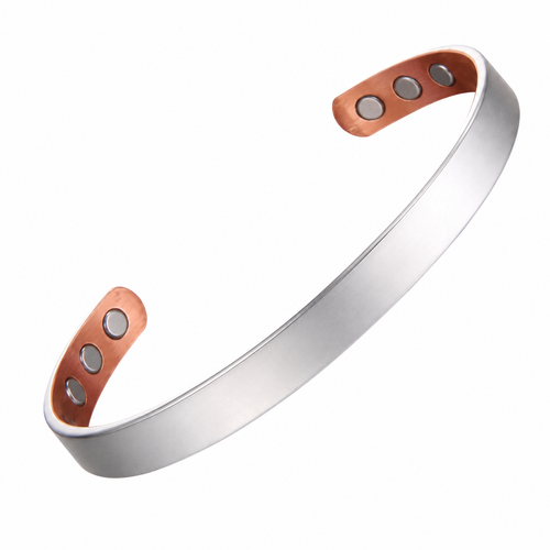 Aurora Silver Bracelet | צמיד נחושת מגנטי