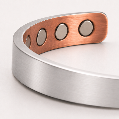 Aurora Silver Bracelet | צמיד נחושת מגנטי