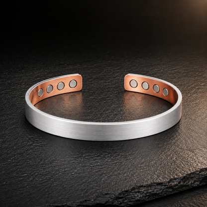 Aurora Silver Bracelet | צמיד נחושת מגנטי