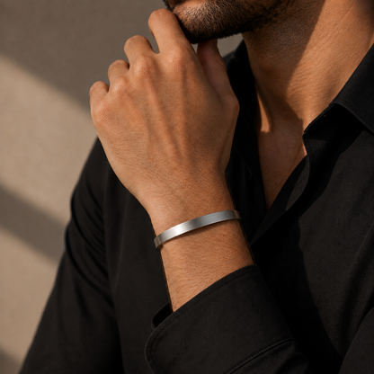 Aurora Silver Bracelet | צמיד נחושת מגנטי