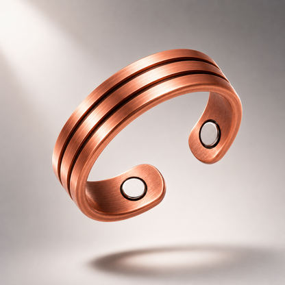 Aurora Trace Ring | טבעת נחושת מגנטית