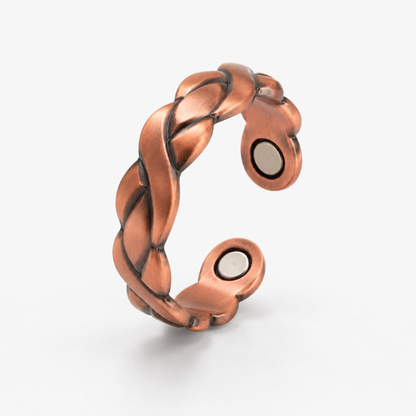 Aurora Weave | טבעת נחושת מגנטית