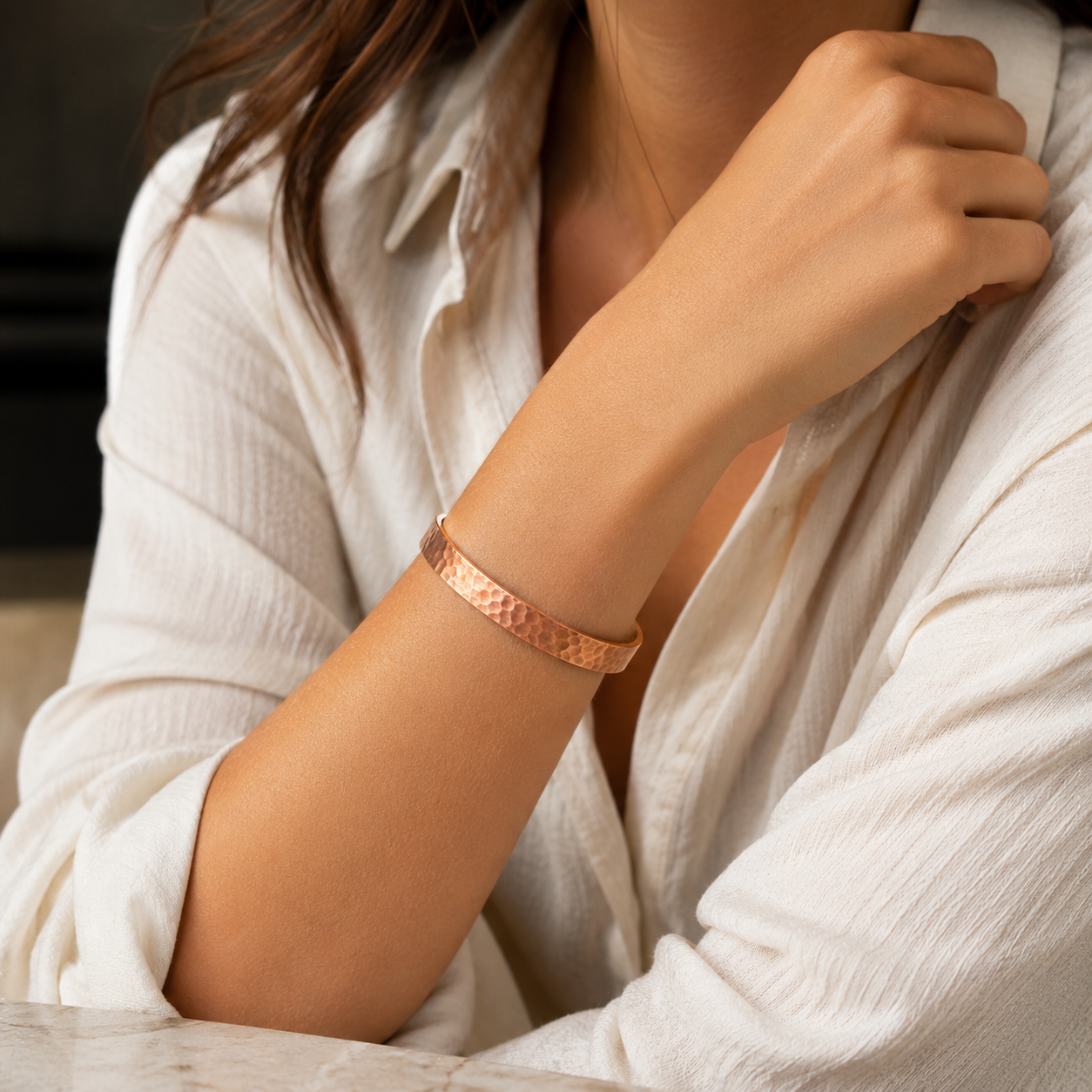Aurora Dune Bracelet | צמיד נחושת מגנטי