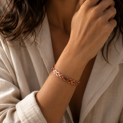 Aurora Weave Bracelet | צמיד נחושת מגנטי