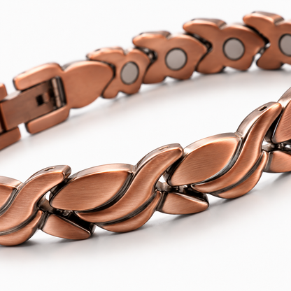 Aurora Bloom Bracelet | צמיד נחושת מגנטי