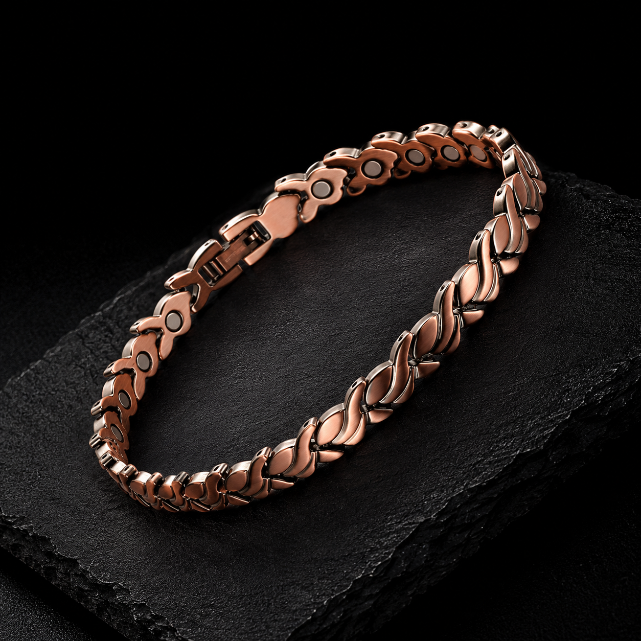 Aurora Bloom Bracelet | צמיד נחושת מגנטי