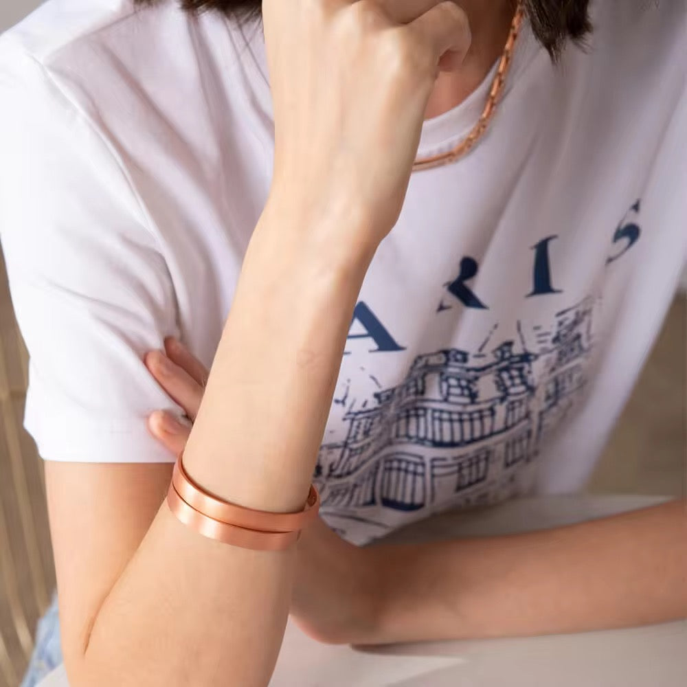 Aurora Essence Bracelet | צמיד נחושת מגנטי בעיצוב קלאסי