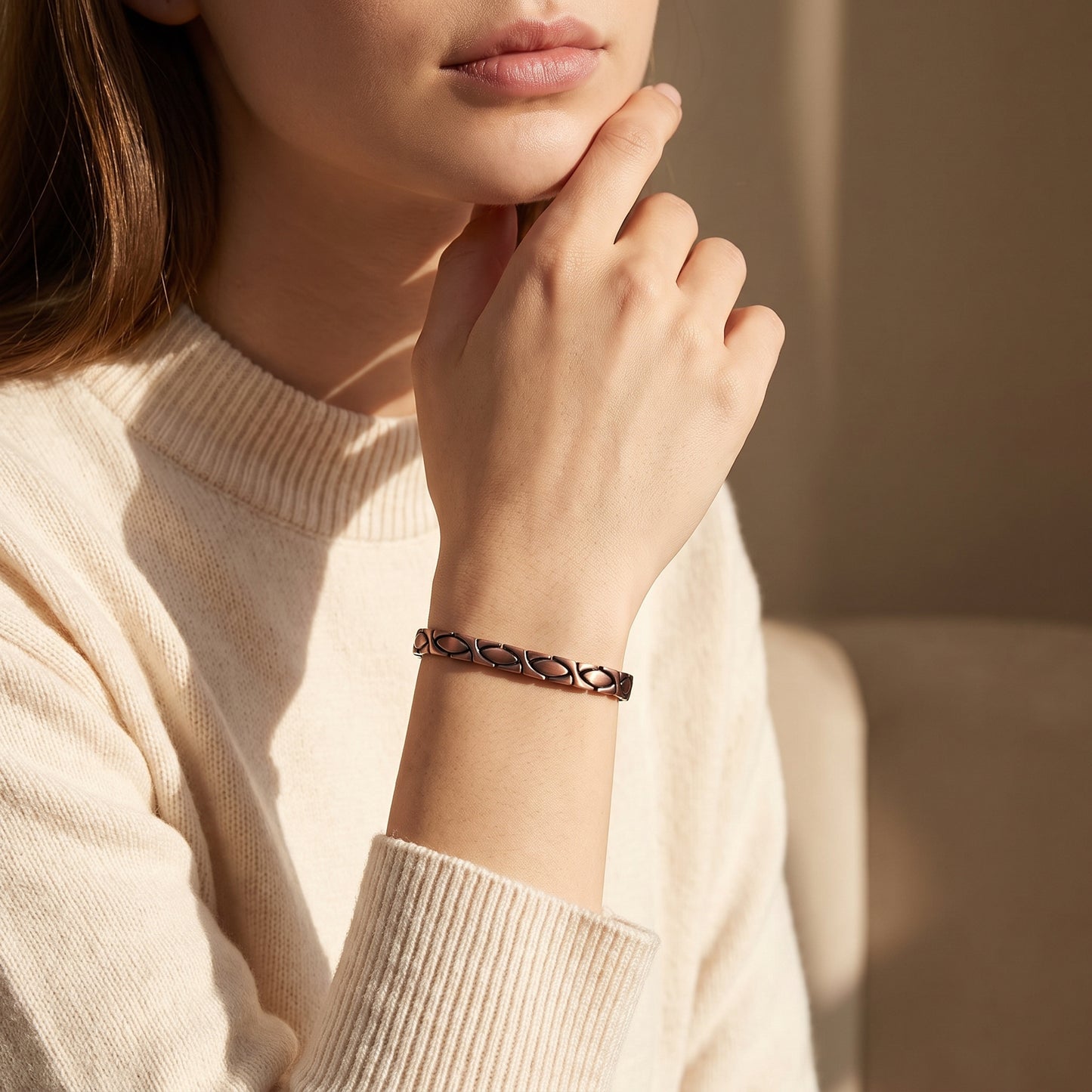Aurora Grace Bracelet | צמיד נחושת מגנטי